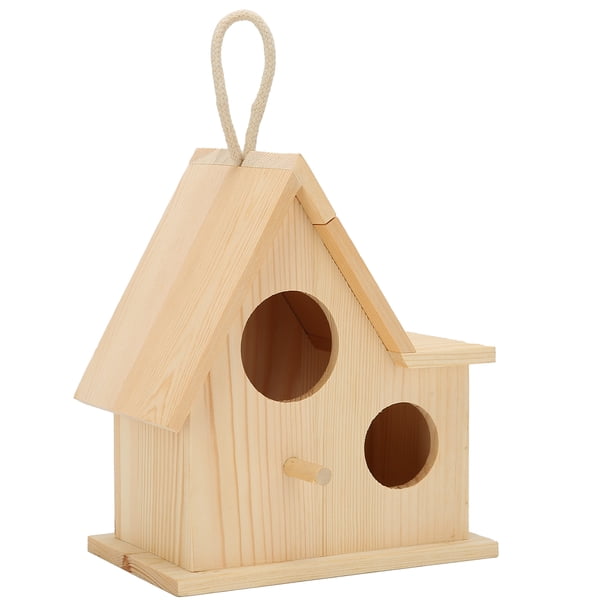 Nidos De Pájaros De Madera Para Anidar, Caja De Cría Para Exteriores, Jaula Para Pájaros Para Decoración De Jardín, Patio Trasero Y Balcón