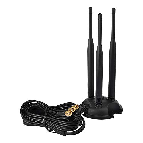 2.4/5.8ghz Wireless RP-SMA 6dbi Dual Bands Antenna Wifi Booster Range Extender 