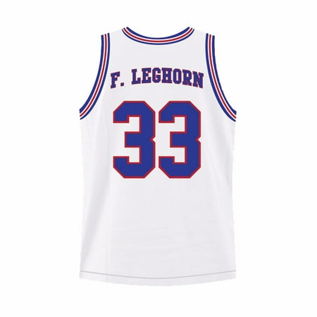 Foghorn Leghorn Tune Squad White Basketball Jersey Space Jam Movie Costume (The Best Of Foghorn Leghorn)