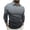 Gray, variant on LIaqionyy Big and Tall Golf Shirts Mens Casual Quarter Zip Long Sleeve Pullover Fashion Collared Shirt Work Tops