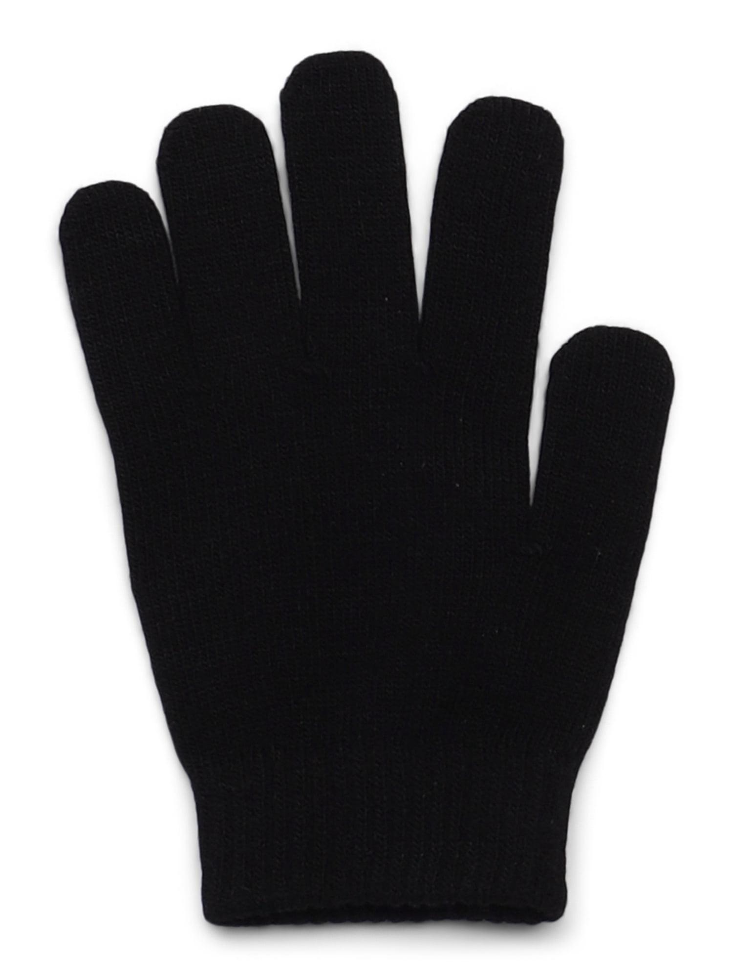 Wonder Nation Boys Ribbed Gloves, 3-Pack, Sizes 4-16 Years