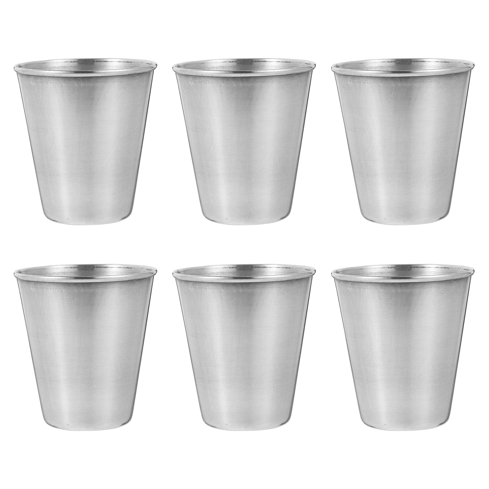 Wholesale Offer 25 x Silver Stainless Steel Single Shot Cups/Glasses... 