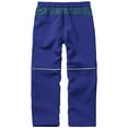 thumbnail image 3 of POENTAB Kids Boy's Snow Water Resistant Pants Youth Fleece Lind Hiking Softshell Warm Insulated Trousers Blue Size 11-13, 3 of 7