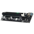 thumbnail image 1 of Ruiboury VER003 PCI-E Riser Card 30CM 60CM USB 3.0 Cable PCI 1X to 16X Extender PCI-E Adapter for GPU Miner Mining Black 30CM 1Set, 1 of 6