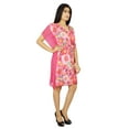 thumbnail image 3 of Bimba Women Polyester Kaftan Beach Cover Up Short Floral Caftan, 3 of 8