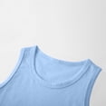 thumbnail image 3 of Cethrio Boys Cotton Outfit Sets, Casual 2 Piece Short Sleeve Running Tops and Shorts Set Light Blue Size 8, 3 of 7