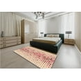 thumbnail image 4 of Ahgly Company Indoor Square Patterned Shocking Orange Area Rugs, 7' Square, 4 of 6