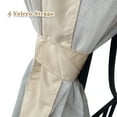 thumbnail image 4 of Unique Choice 10x10 Ft Gazebo Mesh Screen Replacement Mosquito Netting with Zippers,Beige, 4 of 7