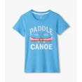 thumbnail image 2 of Little Blue House Women's Short Sleeve Pajama Tee, Paddle Your Own Canoe, 2 of 6