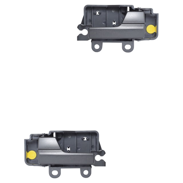 Par de Manijas de Puerta Interior HUSHAN para Ford Focus 2005 al 2011 Delanteras/Traseras Negro