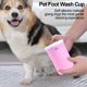 thumbnail image 1 of Vaso Limpiador De Patas De Perro Paw Clean Brush Soft Puppy Paw Wash 360 Regalos para mascotas para dueños de perros (Rosa L) Likrtyny Libre de BPA, 1 of 3