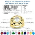 thumbnail image 2 of Ccjcinata Personalized Customizable class rings for men high school graduation rings for men (Sterling Silver - Gold Plated), 2 of 10