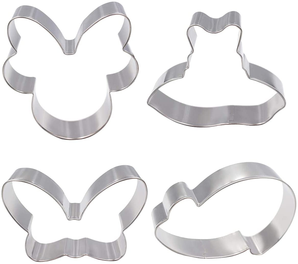 Mickey minnie Mouse Cookie Cutter Set Fondant Pastry Candy Biscuit Baking Mold 