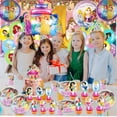 thumbnail image 6 of Princess Birthday 1st Cups Party Supplies Plates Fans Decorations Cake Topper Decor, 6 of 6