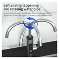 thumbnail image 4 of Electric Kitchen Water Heater Tap,Instant Hot Stainless Steel Water Faucet,Heater Cold Heating Faucet ,Rapid Water Heating, 4 of 4