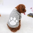 thumbnail image 5 of Dog sweater pet warm clothes in autumn and winter dog feet clothes fleece printed pet clothes-m, 5 of 5