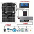 thumbnail image 3 of Kit de Sistema de energía solar ACTIVE 300W Panel solar con controlador 10-60a Inversor solar, 3 of 4