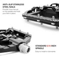 thumbnail image 4 of MTB Pedal with Dual Platform Multi-Use Cycling Pedals with Cleats Replacement For SPD Mountain Bicycle, 4 of 8