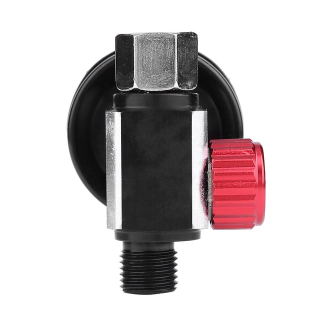 Manómetro para pistola pulverizadora, 1/4'' BSP, regulador de aire para pistola pulverizadora automática, diseño revolucionario
