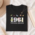 thumbnail image 4 of Jollimate 1961 Vintage Edition Shirt, Women Floral Graphic T-Shirt, Cute Botanical Wildflower Tee, 4 of 6