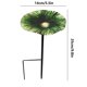 thumbnail image 4 of Comedero y bebedero para pájaros de metal con estaca | Decoración de jardín exterior | Construcción de hierro resistente al agua | Atrae aves para observarlas en el jardín, 4 of 5