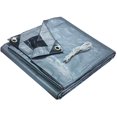thumbnail image 1 of 12' x 18' Silver Heavy Duty Poly Tarpaulin, 1 of 1