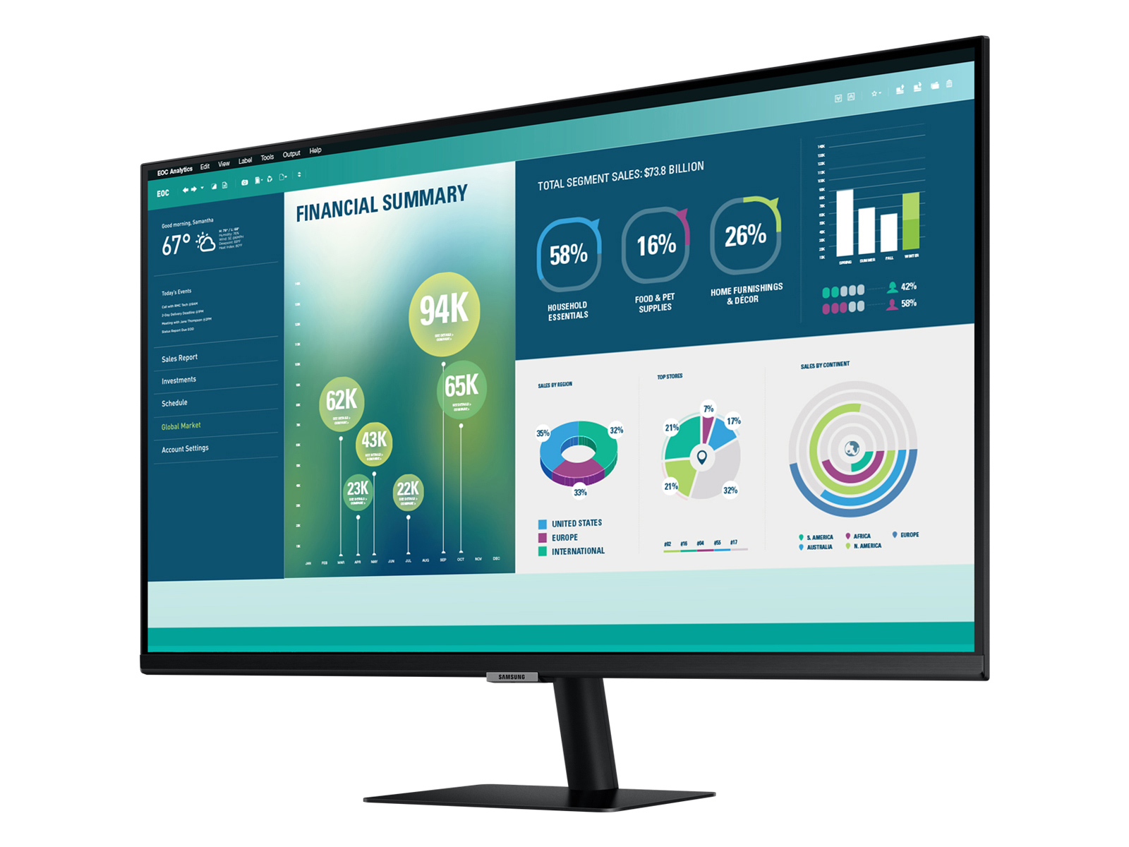 Buy SAMSUNG 32 M7 LED Smart Monitor and 