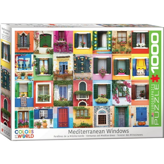 Mediterranean Windows 1000-Piece Puzzle