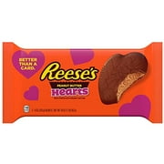 Reeses Milk Chocolate Peanut Butter Hearts Candy, Valentines Day, 16 Oz (1 Count)