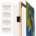 thumbnail image 4 of Red Lantern 4 ft. Short Double Sided Works of Van Gogh Canvas Folding Screen - Irises/Starry Night Over Rhone, 4 of 8