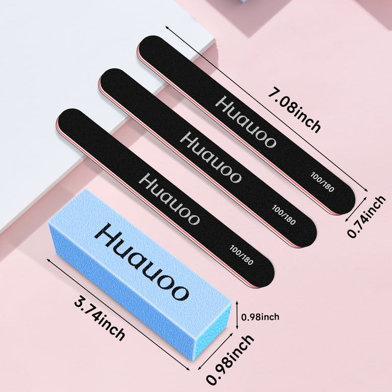 Huauoo Nail File and Buffer Kit, 12-Piece Manicure Set photo 5