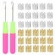 thumbnail image 1 of Juego de Herramientas para rastas, anillos para el pelo, gancho de cierre, agujas de ganchillo, accesorios para decoración del cabello, 1 of 5