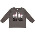 thumbnail image 3 of Inktastic Llama Twin Girls Girls Long Sleeve Toddler T-Shirt, 3 of 5