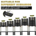 thumbnail image 7 of Extension Ladder, 20.3FT RIKADE Aluminum Telescoping Ladder with Non-Slip Feet, Portable Telescopic Ladder for Household and Outdoor 330lb Capacity, 7 of 7