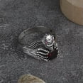 thumbnail image 3 of K-KED Gorgeous 925 Silver Oval Cut Cubic Zircon Ring Women Delicate Jewelry Size 6-10-9-Style 3, 3 of 6