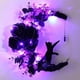 thumbnail image 5 of 2024 Nueva corona de Halloween, coronas de gato negro de luna de Halloween con luces, decoración del hogar para colgar, corona de gato negro de luna de flores, decoración de pared de fiesta para el ho, 5 of 7