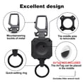 thumbnail image 4 of Protective Case for Apple AirTag,Retractable Keychain,Lock Key Ring Chain Heavy Duty Carabiner Badge Holder for Car Keys,ID Badge Reel,Luggage,Backpack, 4 of 10