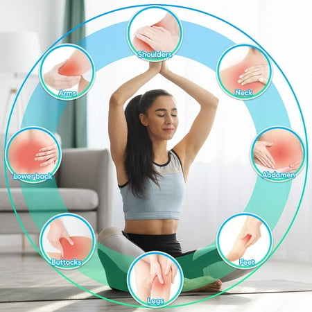 Easy@Home Rechargeable TENS Unit Muscle Stimulator, 16 Modes, 20 Intensity Levels, 1 Pack