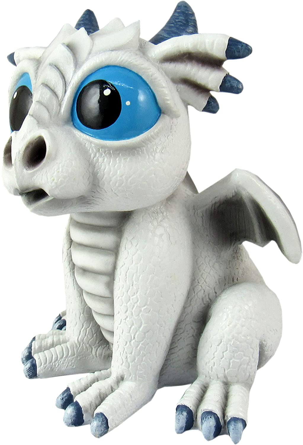 World of Wonders Crystal Dragon Figurine Official Birth Certificate Accent  White 