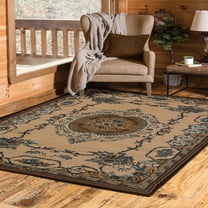 United Weavers Brunswick Becca Oriental Border Runner Rug, Light Blue, 1'11" x 7'4"