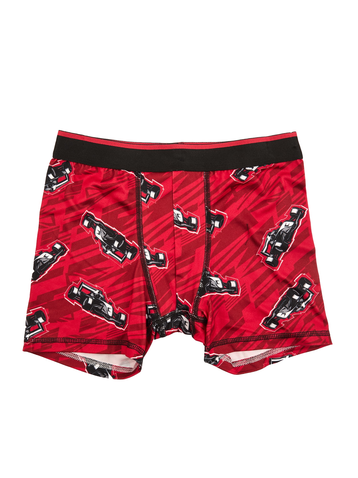 Wonder Nation Boys Boxer Brief Racing Underwear, 4-Pack, Sizes S-XL
