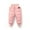 Pink, variant on Baby Boys Girls Snow Pants Elastic Windproof Down Pants Lightweight Warm Winter Pants for Infant Toddler 9 Months-5T