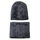 thumbnail image 4 of Conjunto de gorro y bufanda de invierno cálidos y guantes, gorro grueso y suave, gorro de punto con forma de calavera, gorro cálido para el cuello para hombres y mujeres, 4 of 6