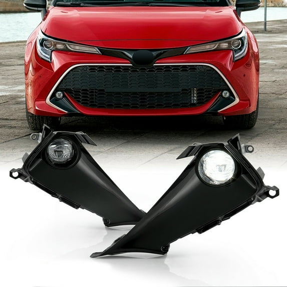 For Toyota 2019-2020 Corolla Hatchback 4-Door Model LED Bumper Fog Lights Pair