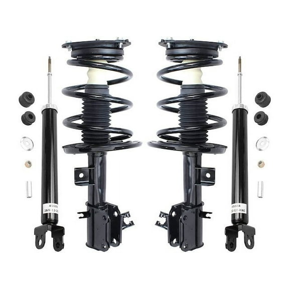 Front and Rear Suspension Strut and Shock Absorber Assembly Kit - Compatible with 2009 - 2014 Nissan Maxima 2010 2011 2012 2013
