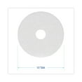 thumbnail image 3 of Boardwalk BWK4013WHI 13 in. Diameter Polishing Floor Pads - White (5/Carton), 3 of 6