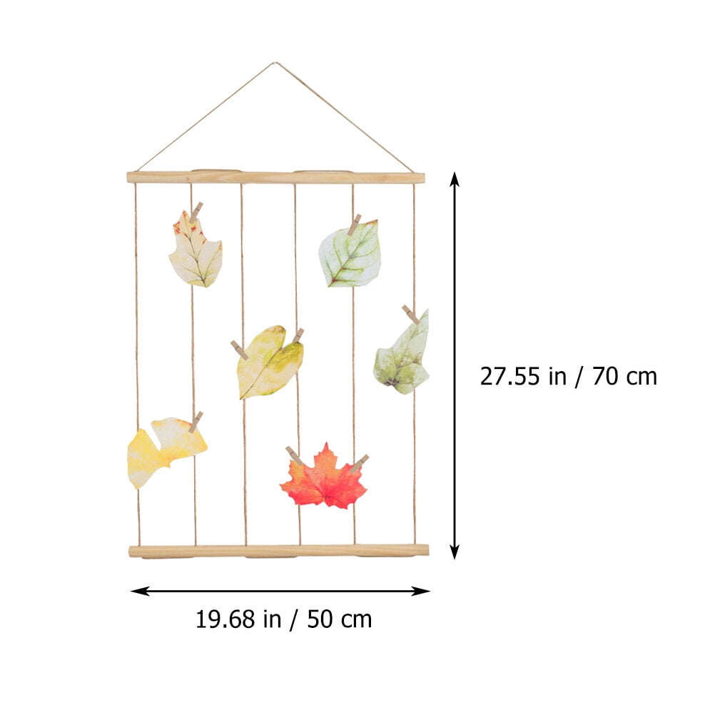 1 Set Wooden Wall Hanging Photo Holder Decorative Wood Wall Picture