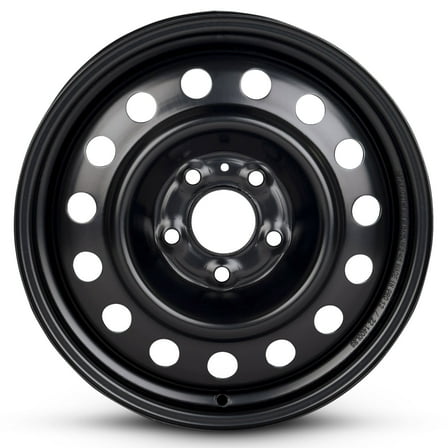 For 2008-2013 Kia Forte 16 Inch Painted Black Rim - OE Direct Replacement - Road Ready Car Wheel