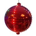 thumbnail image 3 of 9071190 LIGHTED ORNAMENT RED 6"" Celebrations Platinum LED Red 6 in. Lighted Ornament Hanging Decor (Pack of 1), 3 of 3
