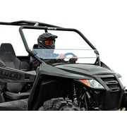 SuperATV Half UTV Windshield for 2015+ Arctic Cat Wildcat Trail Sport | Made of 1/4 " Scratch Resistant Polycarbonate | 250X Stronger Than Glass | USA Made|HWS-AC-T-70#TS